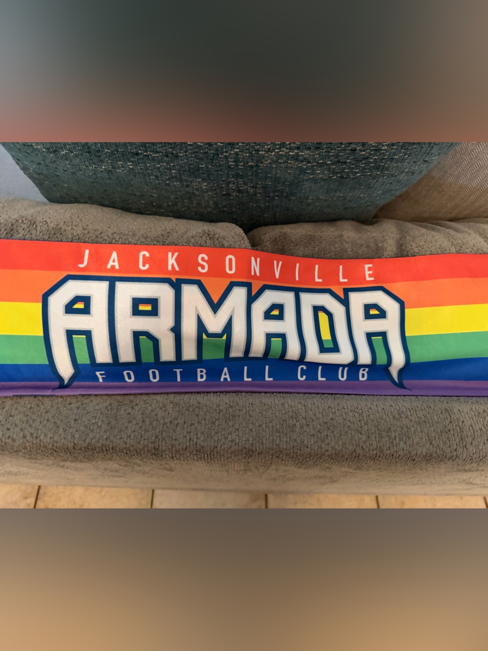 Jacksonville Armada Rainbow Scarf